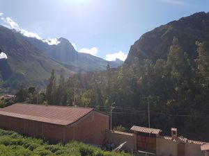 The view at Cuchara Llena in Ollantaytambo