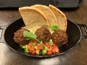 Impossible Meat balls  at Disneyland - Docking Bay 7 in Anaheim