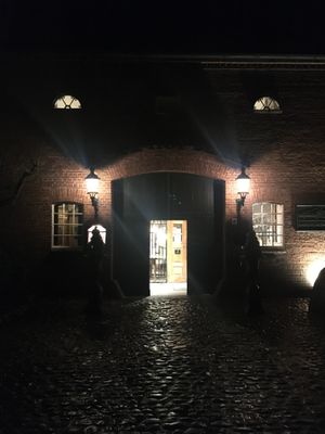 The entrance  at Antik-Hof in Bissee