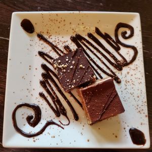 Chocolate cake & tiramisu at Fiammé in Naperville