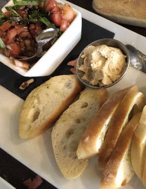 Vegan option bruschetta   at Fiammé in Naperville