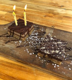 Vegan dessert  at Fiammé in Naperville