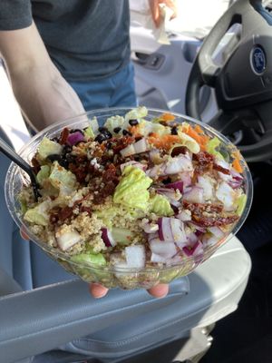 Customized bowl at KarmaNutra in Atlanta