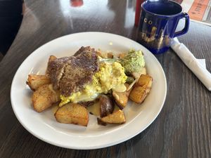 The Mountain - a proper diner breakfast  at Vertical Diner and The Gold Room in Portland