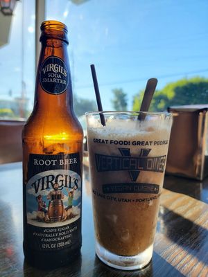 Boozy float at Vertical Diner and The Gold Room in Portland