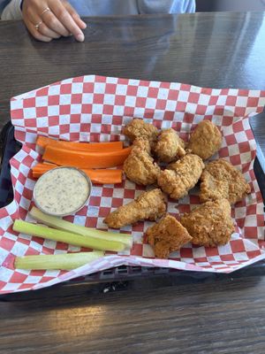 Tenders- very bland   at Vertical Diner and The Gold Room in Portland