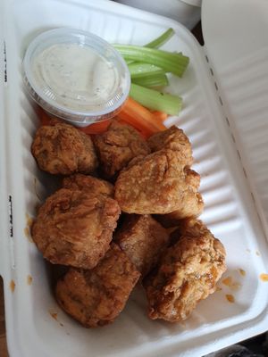 wings at Vertical Diner and The Gold Room in Portland