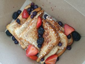 french toast at Vertical Diner and The Gold Room in Portland