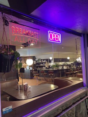 All-day breakfast 👍🥞🤤  at Vertical Diner and The Gold Room in Portland