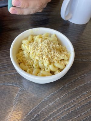 Mac and cheese (it was bomb)  at Vertical Diner and The Gold Room in Portland