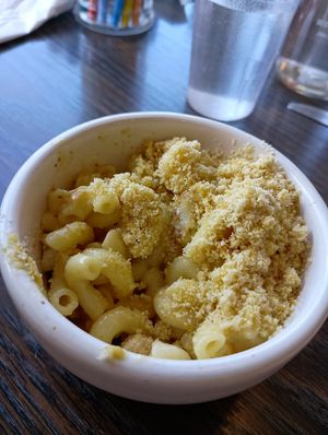 Cup of Mac N Cheeze at Vertical Diner and The Gold Room in Portland