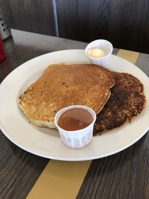 Side of 2 pancakes  at Vertical Diner and The Gold Room in Portland