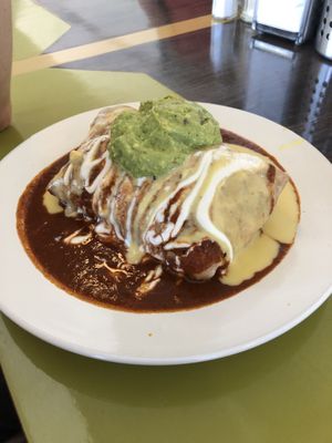 Breakfast burrito at Vertical Diner and The Gold Room in Portland