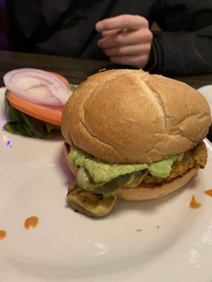 Burger at Vertical Diner and The Gold Room in Portland