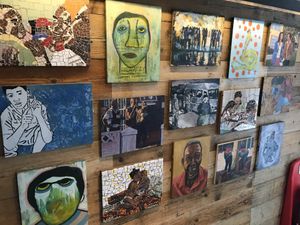 Entrance Art at Nando's - Marine Rd in Dun Laoghaire