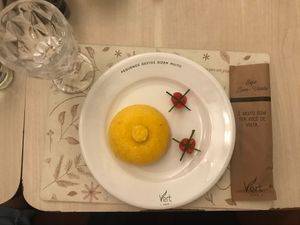 Cuscuz com queijo vegano at Vert Café in Brasilia