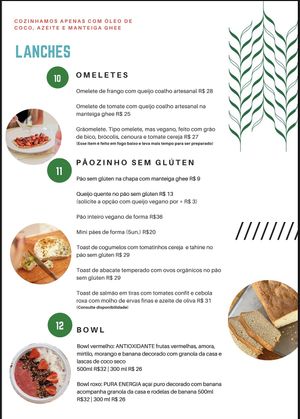 Cardápio atualizado 09/01/2021 at Vert Café in Brasilia