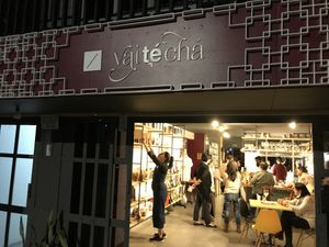 Entrance at Vai Té Chá in Brasilia