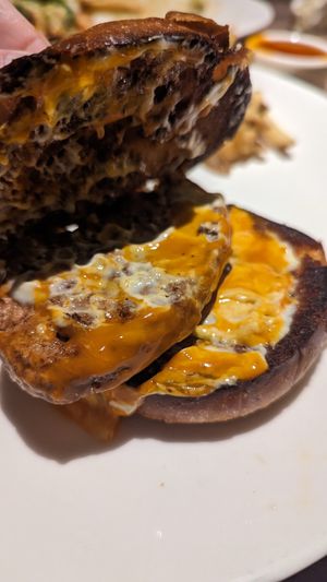 "Nashville hot" gardein chicken sandwich at Yard House - Battery Ave in Atlanta