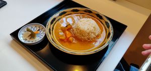 Curry with rice at Cafe 369 in Chiba