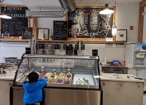 Inside at Ice Cream by Mike in Ridgewood