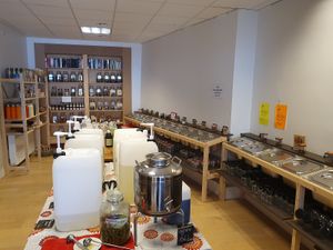 at the back of the shop at KarmaMarkt in Bruges