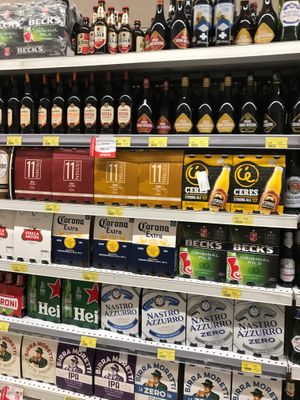 Beers at Conad in Tirana