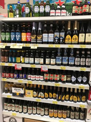 Drinks at Conad in Tirana