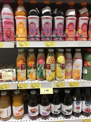 condiments at Conad in Tirana