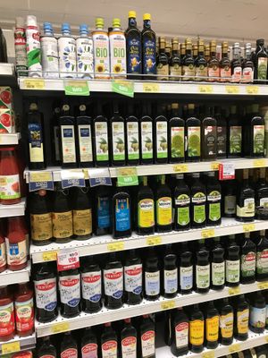 oils at Conad in Tirana