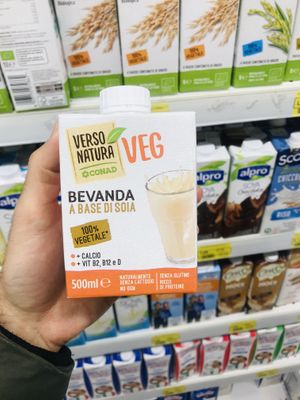 Plant based options  at Conad in Tirana