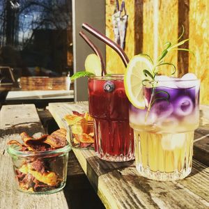 Homemade mocktails at Natuurelles in Tervuren