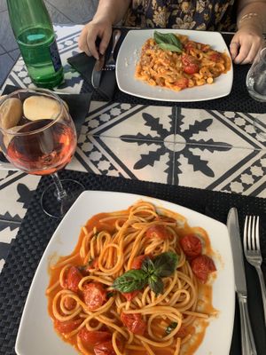 veggie meals at La Terrazza di Venere in Capri