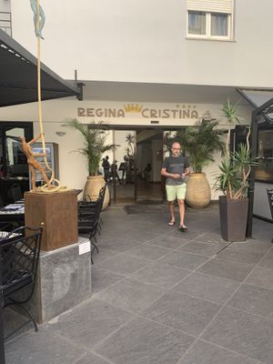 Location on the restaurant  at La Terrazza di Venere in Capri