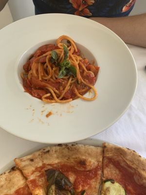 Vegan Spaghetti at La Terrazza di Venere in Capri