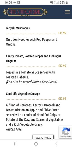 More mains at The Station Grill in Llansantffraid