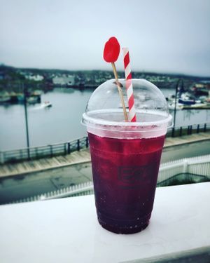 We make our own sodas, and use real berries/fruits/herbs and organic cane sugar. at Saucy Mouth in Bonavista