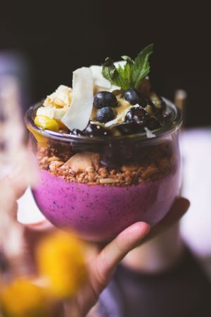 Acai Bowl FRIDA (vegan) at LUUC Café in Saarbrucken