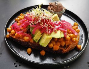 Gina at LUUC Café in Saarbrucken