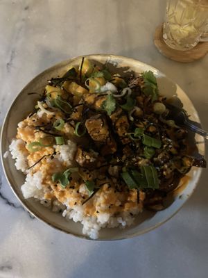 Tofu bowl   at LUUC Café in Saarbrucken