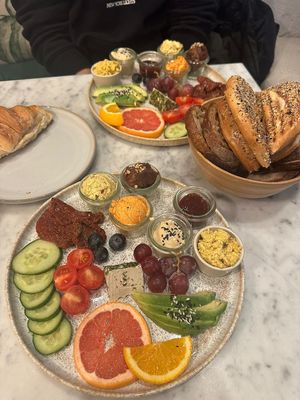 Vegan breakfast Binanca at LUUC Café in Saarbrucken