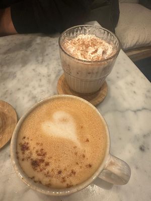 Lotus Cappuccino at LUUC Café in Saarbrucken