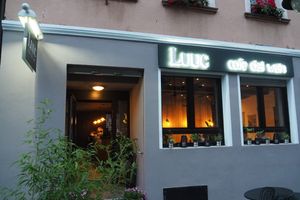 The outside at LUUC Café in Saarbrucken