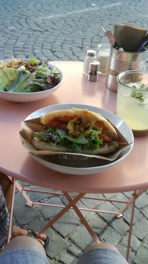 Pita Bread at LUUC Café in Saarbrucken