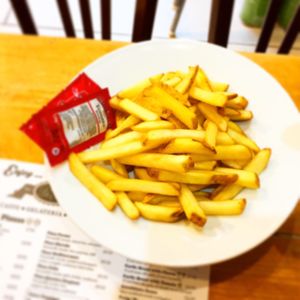 Skinny fries! at Di-Meo's in Whitley Bay
