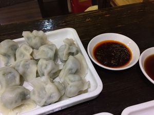 Dumplings!!! at Ji Xiang Cao - Lucky Zen & Veg Restaurant in Shanghai