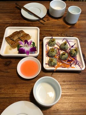 Yummy appetizers at Ji Xiang Cao - Lucky Zen & Veg Restaurant in Shanghai