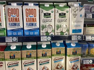 Vegan milks at Whole Foods Market - Jamboree in Tustin