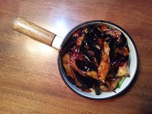 eggplants at GōngDé Lín - Godly - Wukang Rd in Shanghai