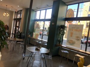 Window seats at Well Pared in Billings